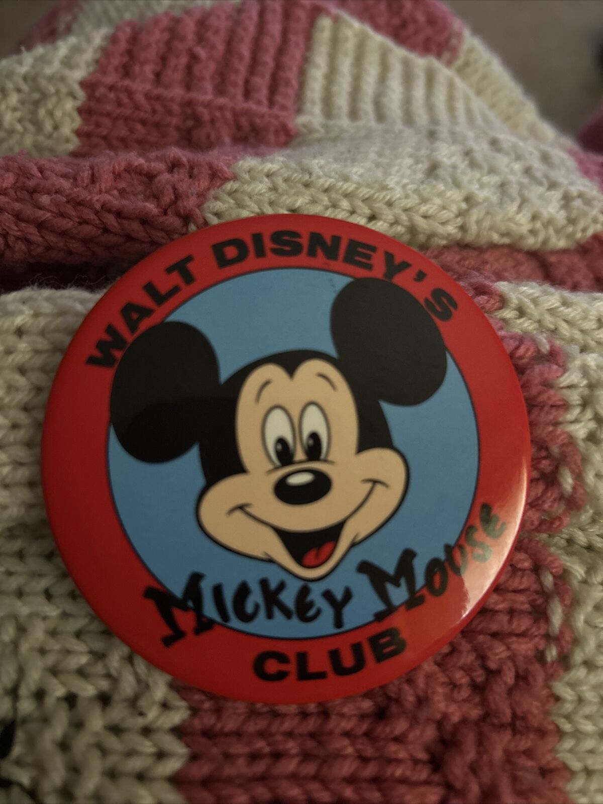 Vintage 1992 Walt Disneys Mickey Mouse Club Pin Button