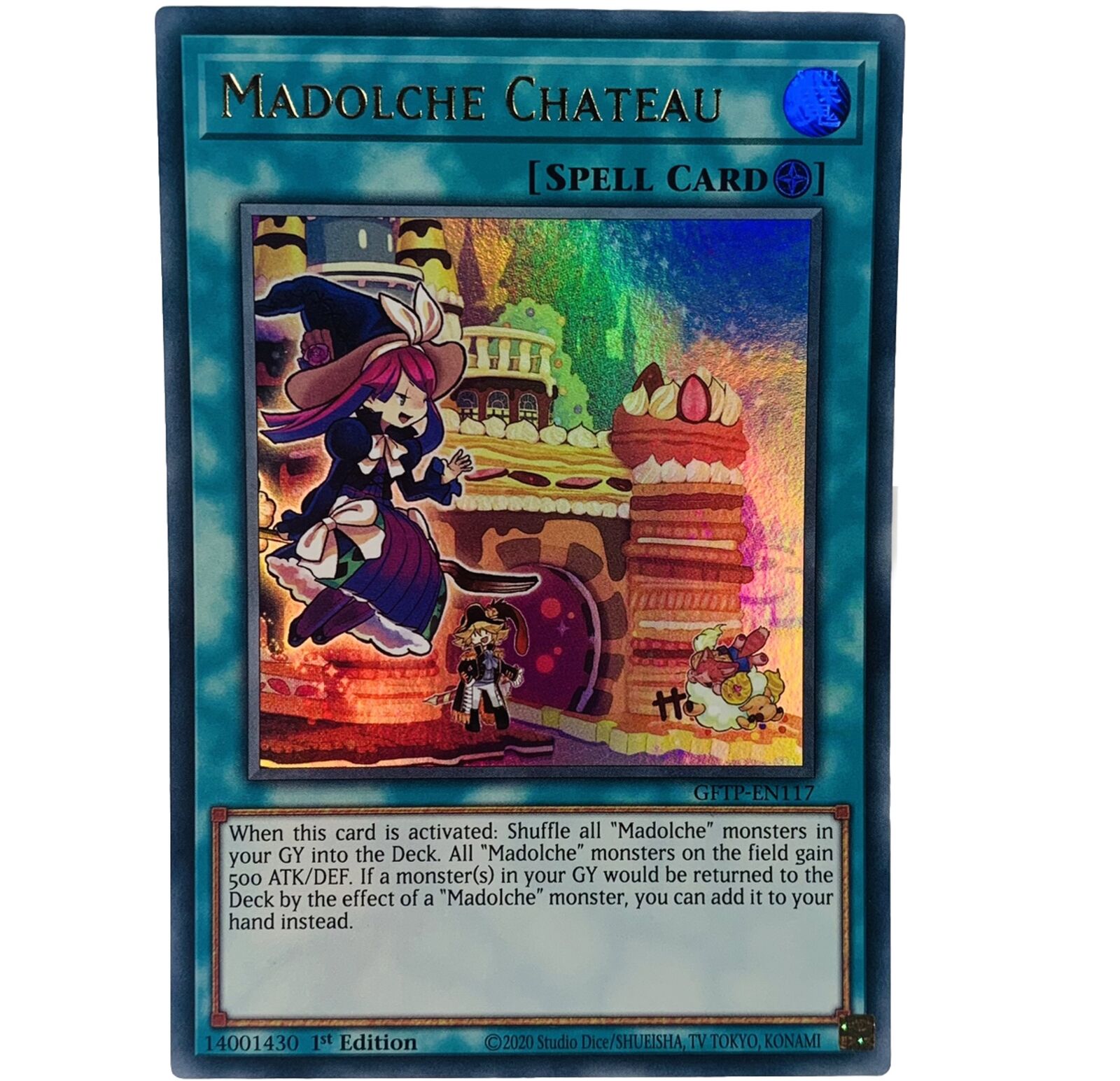 YUGIOH Madolche Chateau GFTP-EN117 Ultra Rare Card 1st Edition NM-MINT