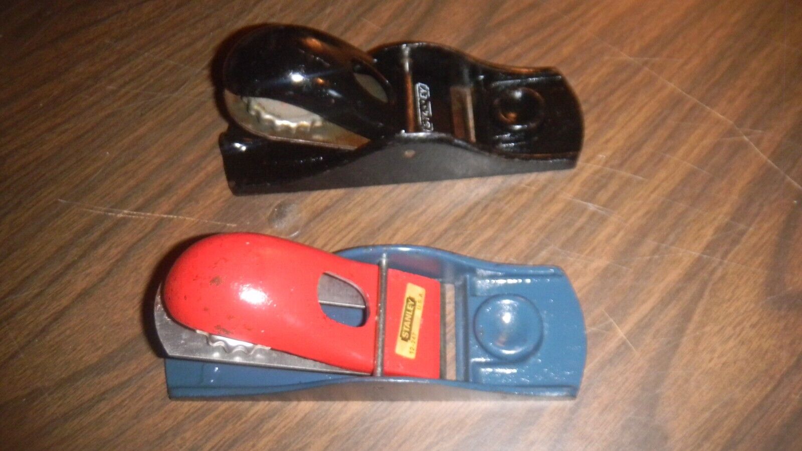 2- Collectible Stanley 6 1/2 Inch Wood Working Hand Palm Planes