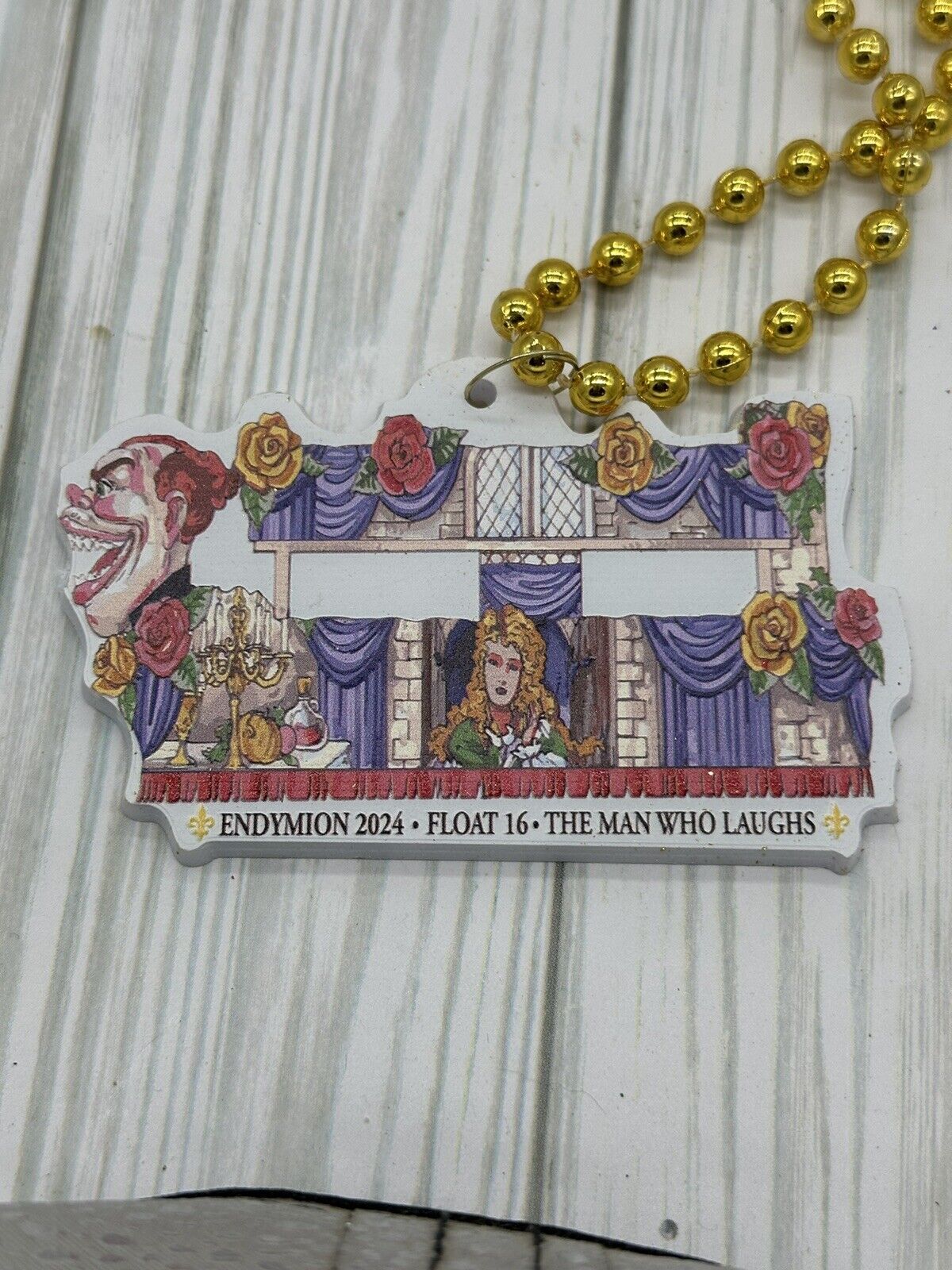 2024 Mardi Gras Krew Of Endymion ( Float 16 The Man Who Laughs ) Bead