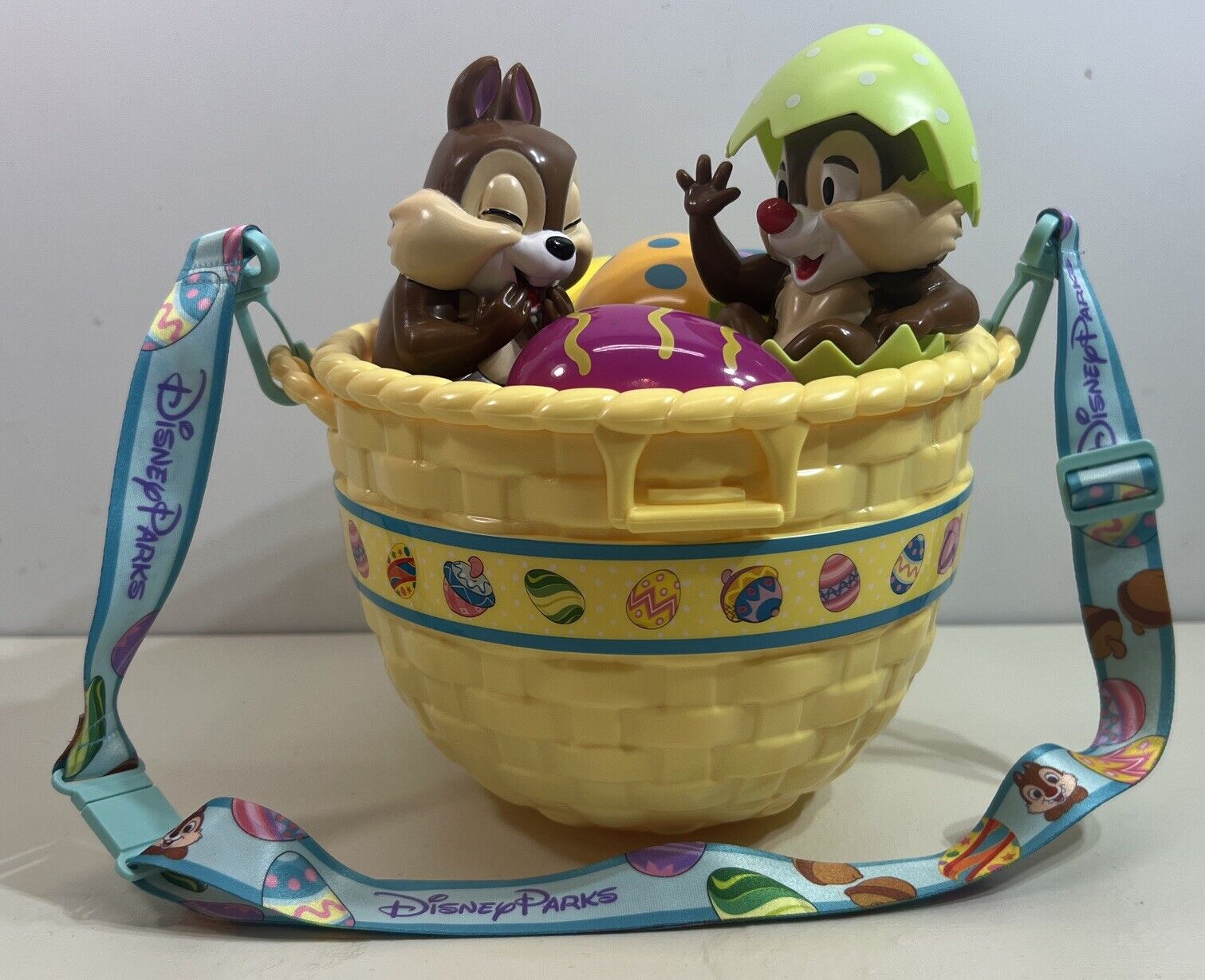 2024 Disney Chip & Dale Easter Basket Popcorn Bucket Disneyland Egg NEW