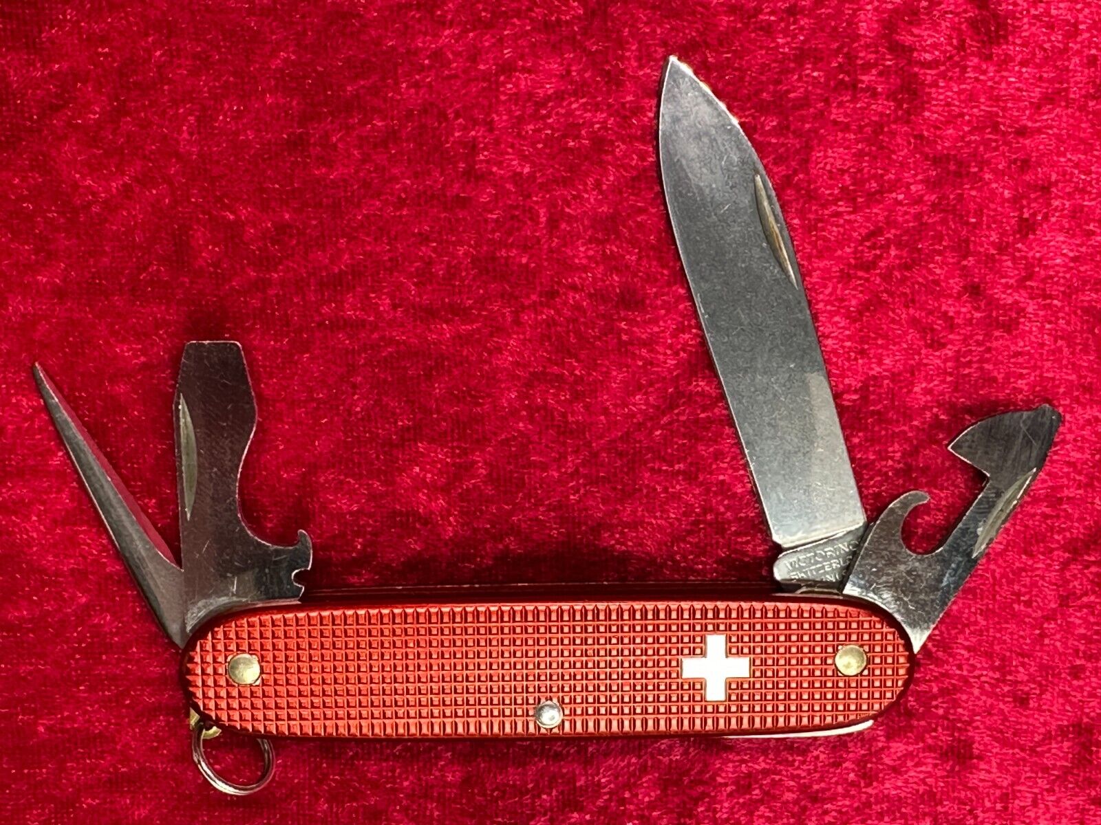 Victorinox Pioneer Alox Red Swiss Army Knife Original \