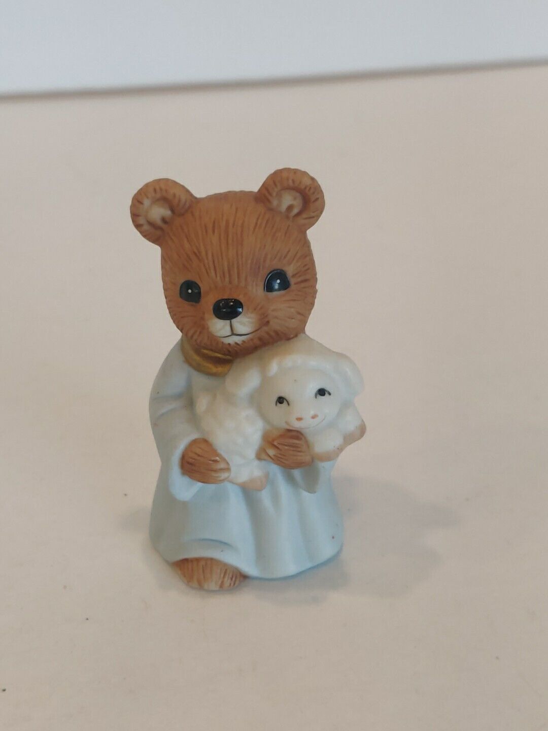 HOMCO Miniature Teddy Bear Nativity #5412 Shepherd Bear Holding Lamb Replacement