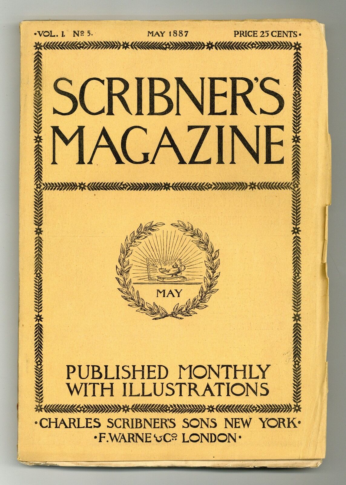 Scribner's Magazine May 1887 Vol. 1 #5 VG 4.0