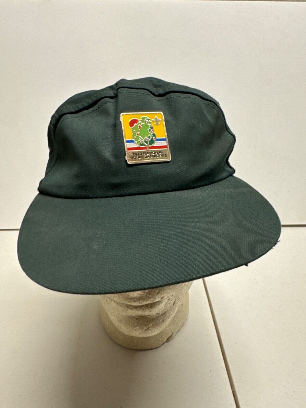 Vintage Boy Scout National Jamboree 1973 5 Panel Hat BSA