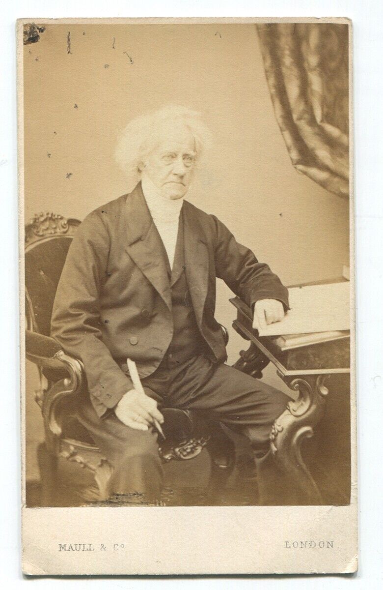 1860s, Scientist Sir John William Herschel CDV Photograph