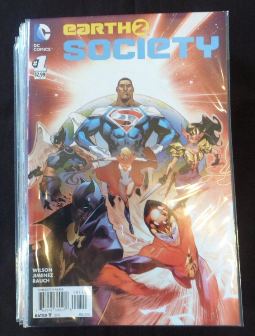 2015-2017 DC Earth 2 Society COMPLETE SET of 23 Comics (1-22/Annual #1) VF-NM