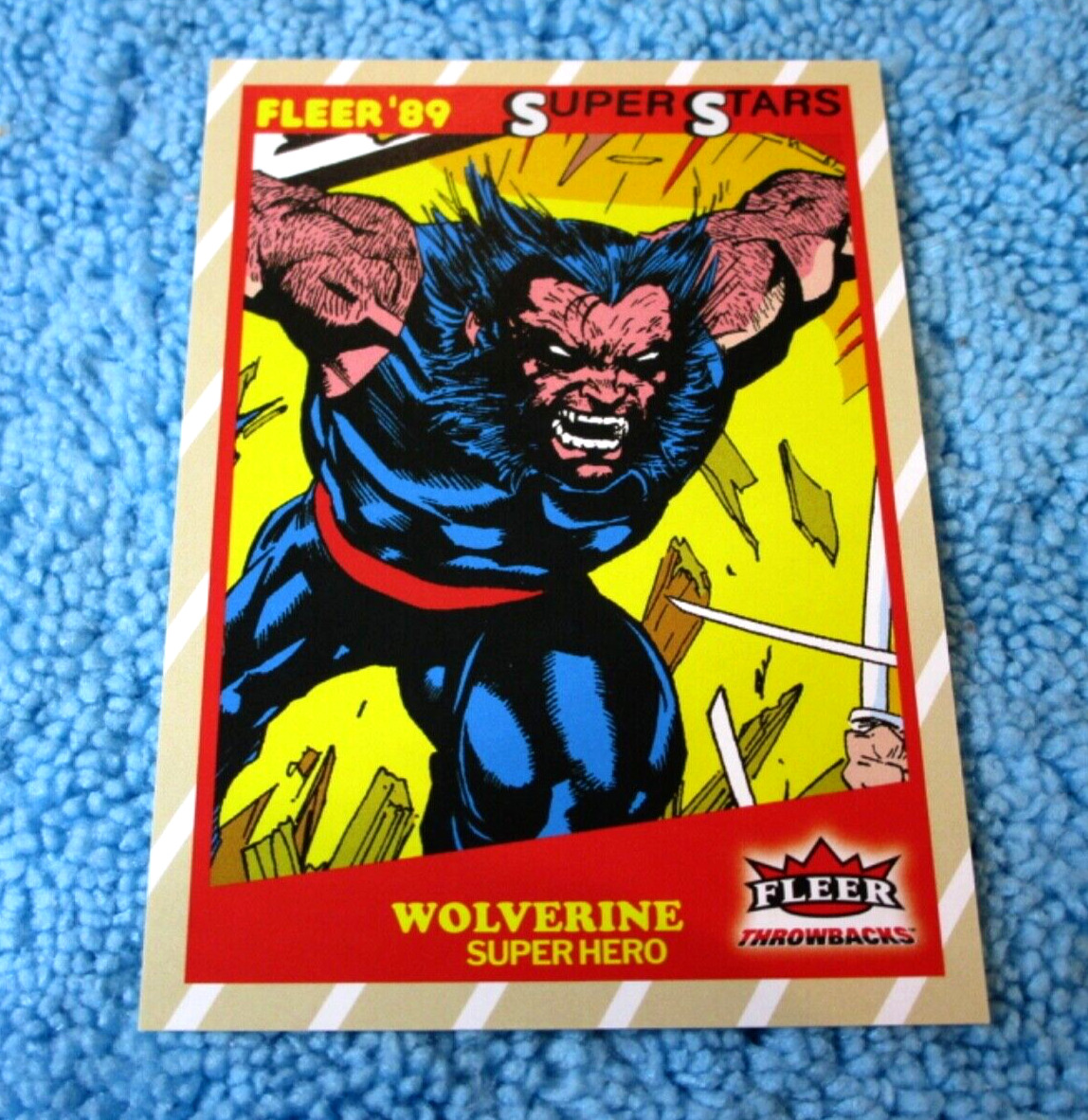 2023 Fleer Throwbacks '89 Marvel Edition WOLVERINE Super Stars Insert SS-6