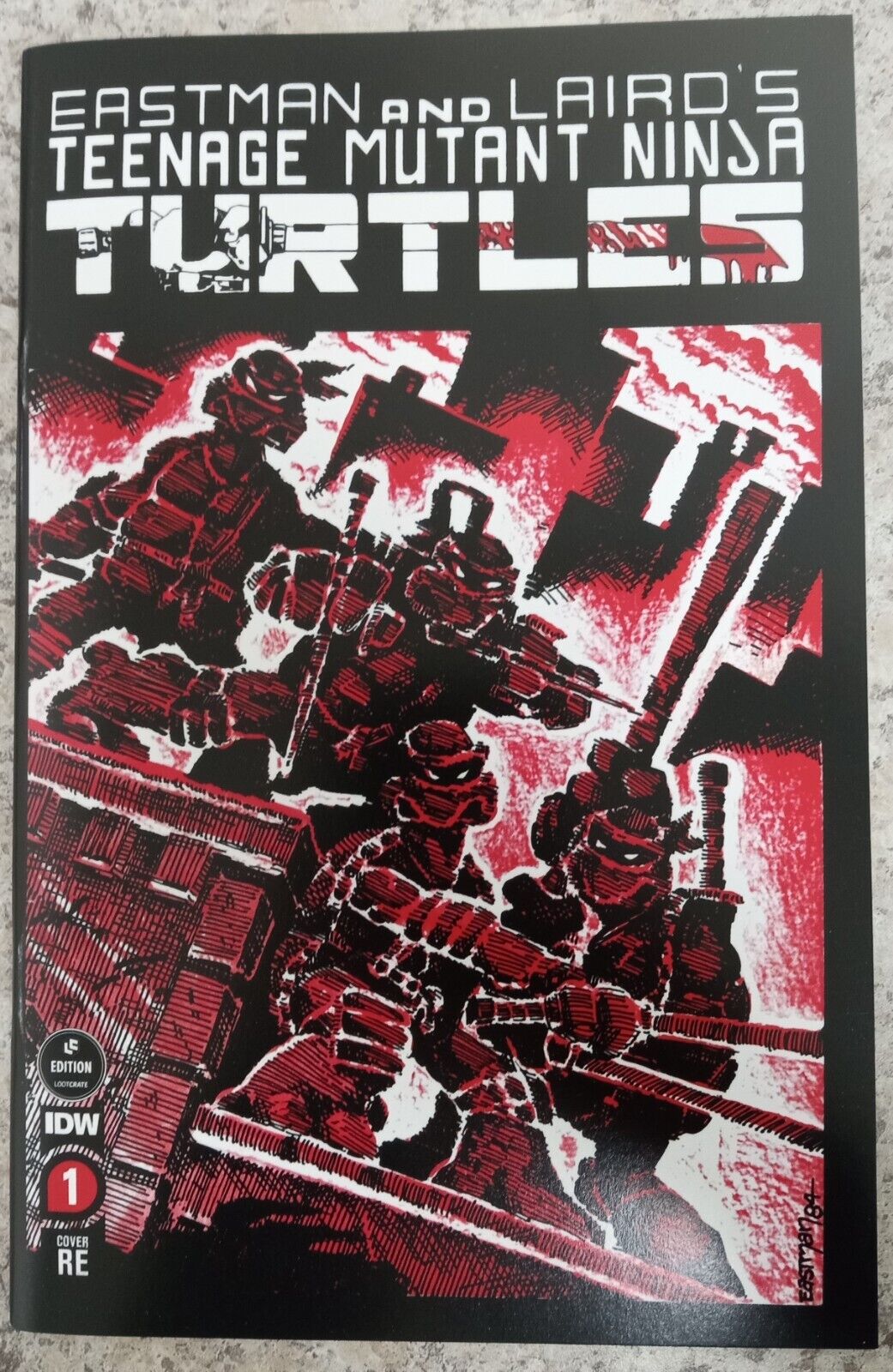 Teenage Mutant Ninja Turtles #1 2020 Loot Crate Exclusive Reprint Comic IDW