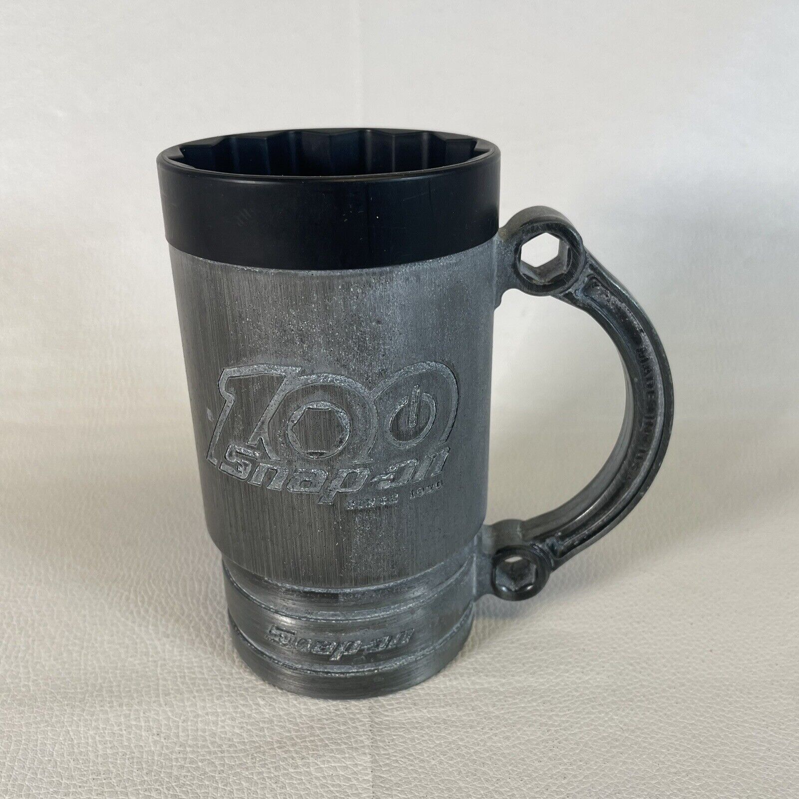 One Snap-On Beer Stein BEER Mug Aluminum Socket Cup 5/8 SF201 USA -Metal