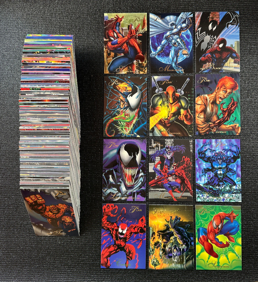 1994 Marvel Flair Annual - Complete Base Set - Near Mint / Mint - Pack Fresh
