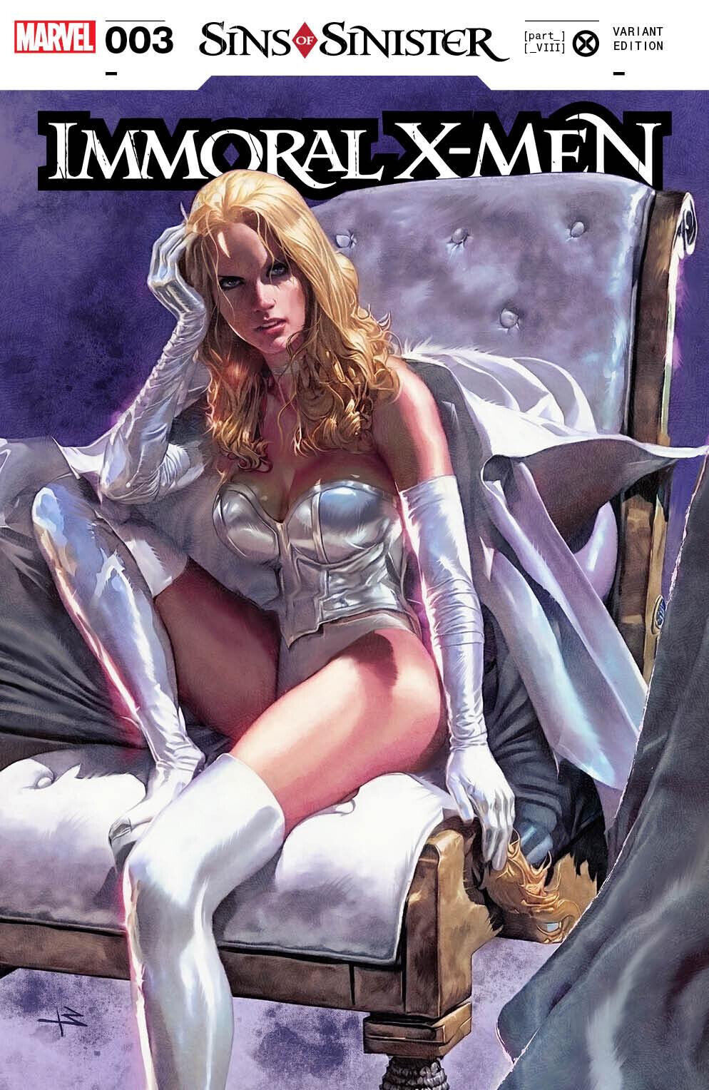 IMMORAL X-MEN #3 (MARCO TURINI EXCLUSIVE EMMA FROST VARIANT) ~ Marvel