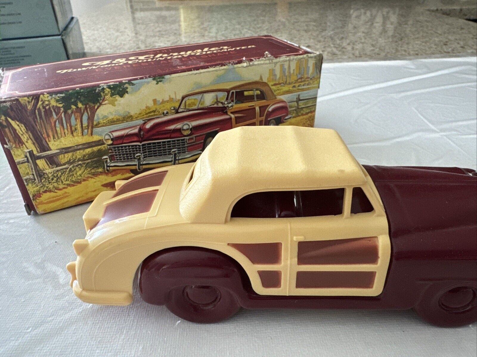 Vintage AVON \'48 Chrysler • Wild Country After-shave • Decanter • Boxed