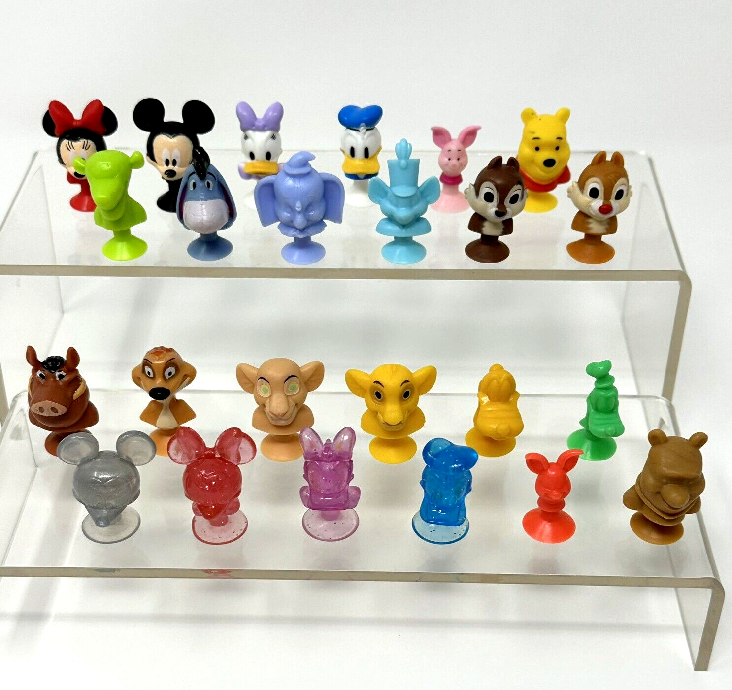 Complete Set of 24 Disney Best Buddies Micro Popz  Figures Loose No Packaging