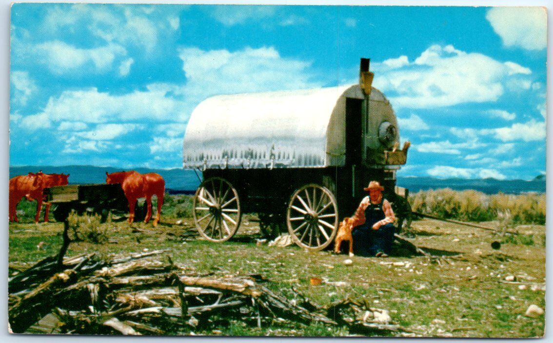 Postcard - Chuck Wagon