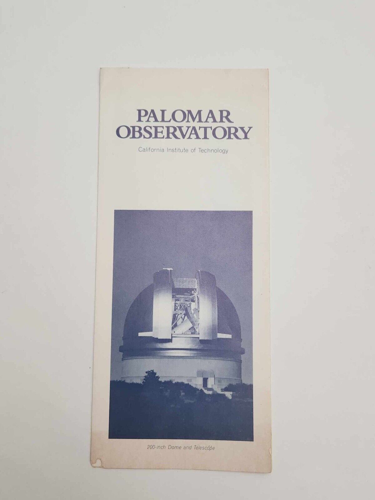 Vintage Palomar Observatory Brochure Pamphlet California Institute Of Technology