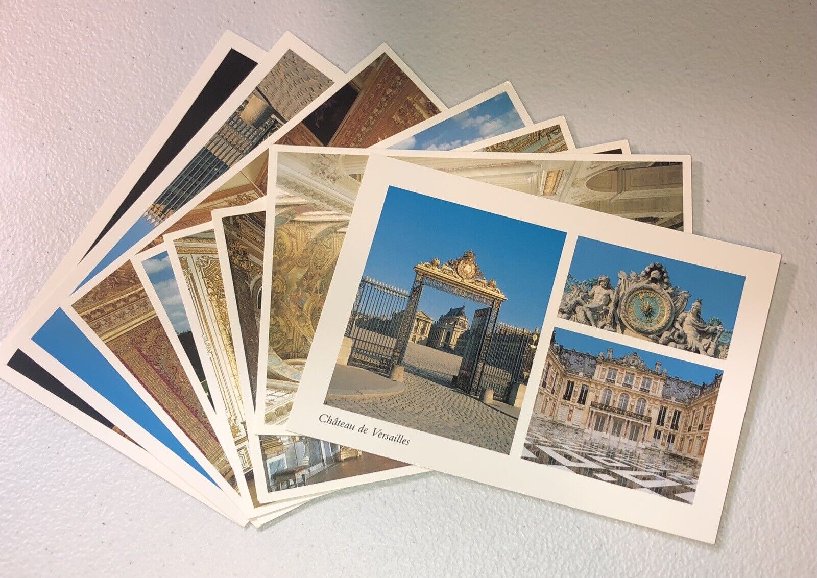 Lot of 11 Postcards Palace of Versailles France - Interior & Exterior Views