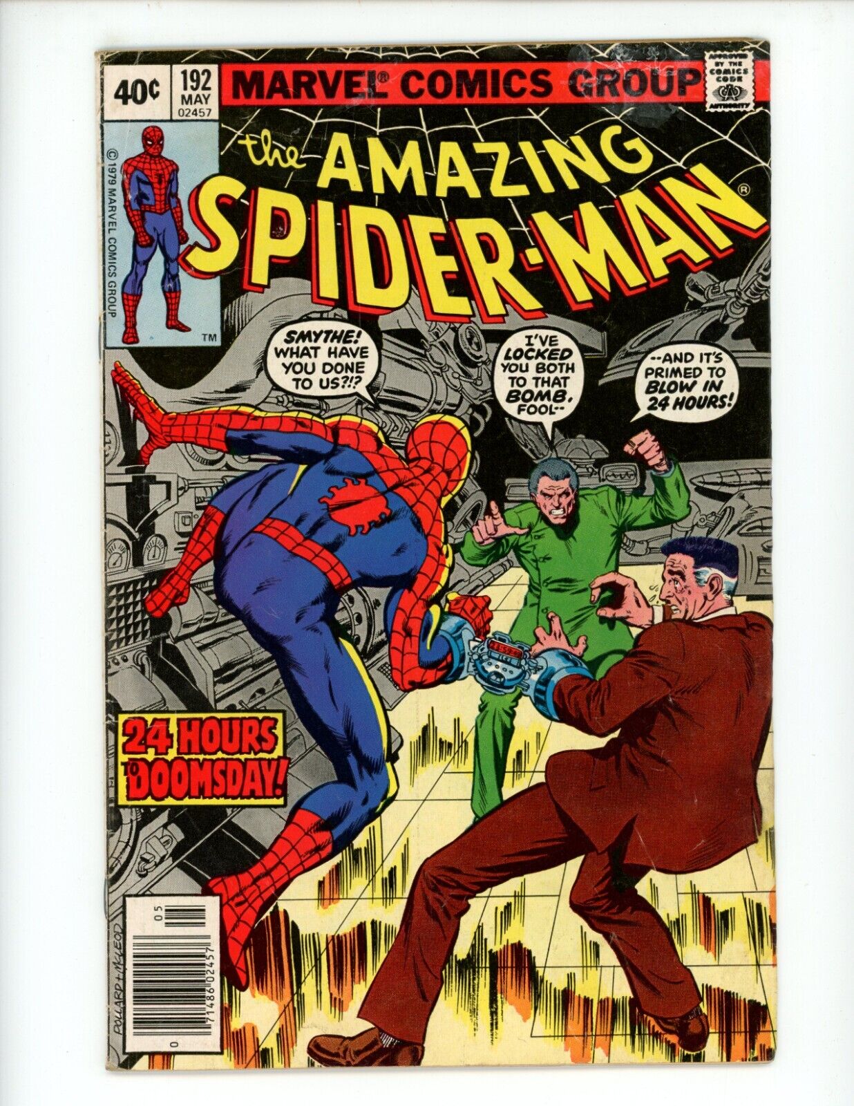 Amazing Spider-Man #192 Comic Book 1979 FN- Pollard Marvel Comics