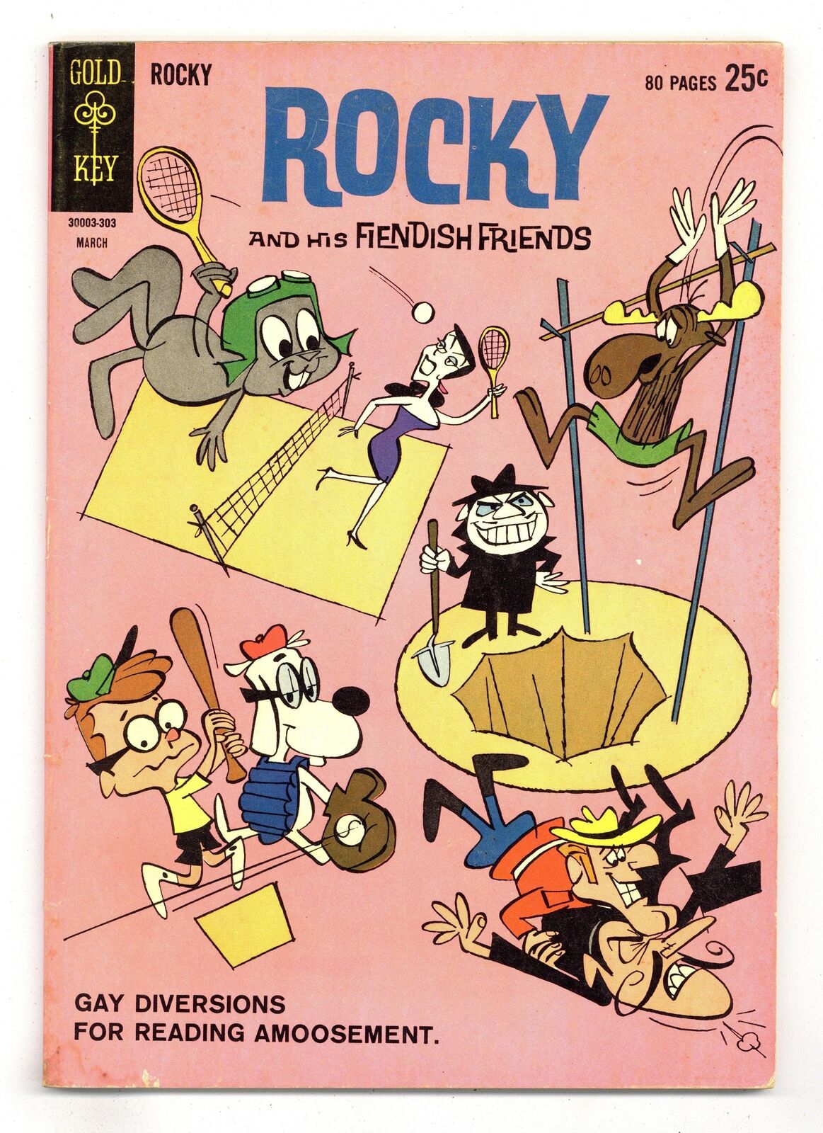 Rocky and His Fiendish Friends #3 GD/VG 3.0 1963