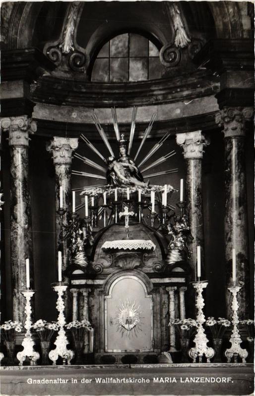 CPA AK MARIA LANZENDORF altar of grace in the pilgrimage church AUSTRIA (675664)