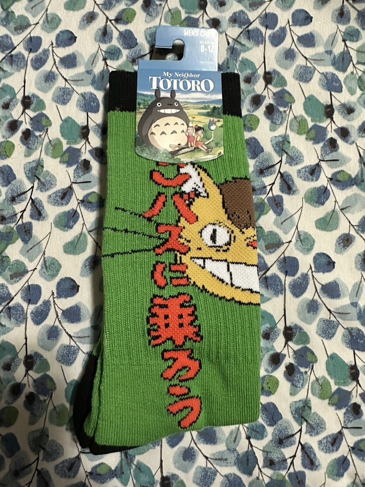 Studio Ghibli My Neighbor Totoro Cat Bus Crew Socks 8-12