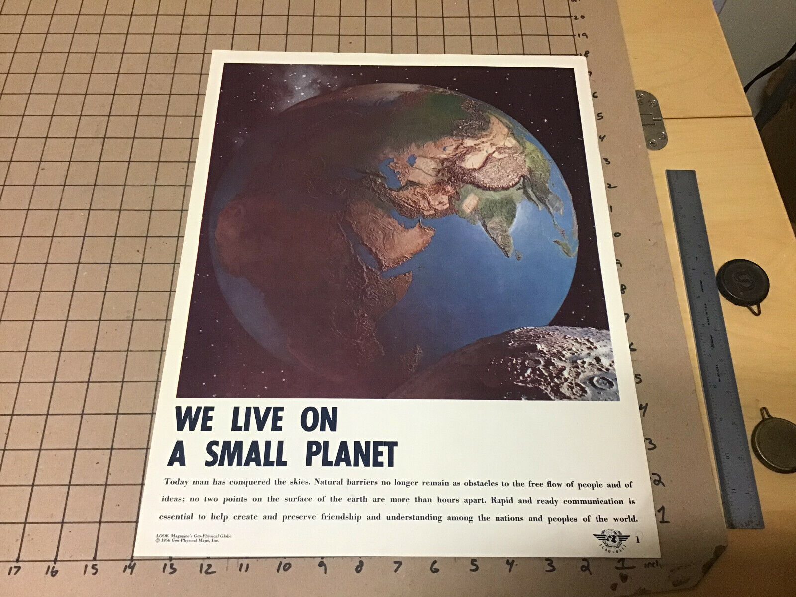original Poster/Print: 1956 international civil aviation organization: sm Planet
