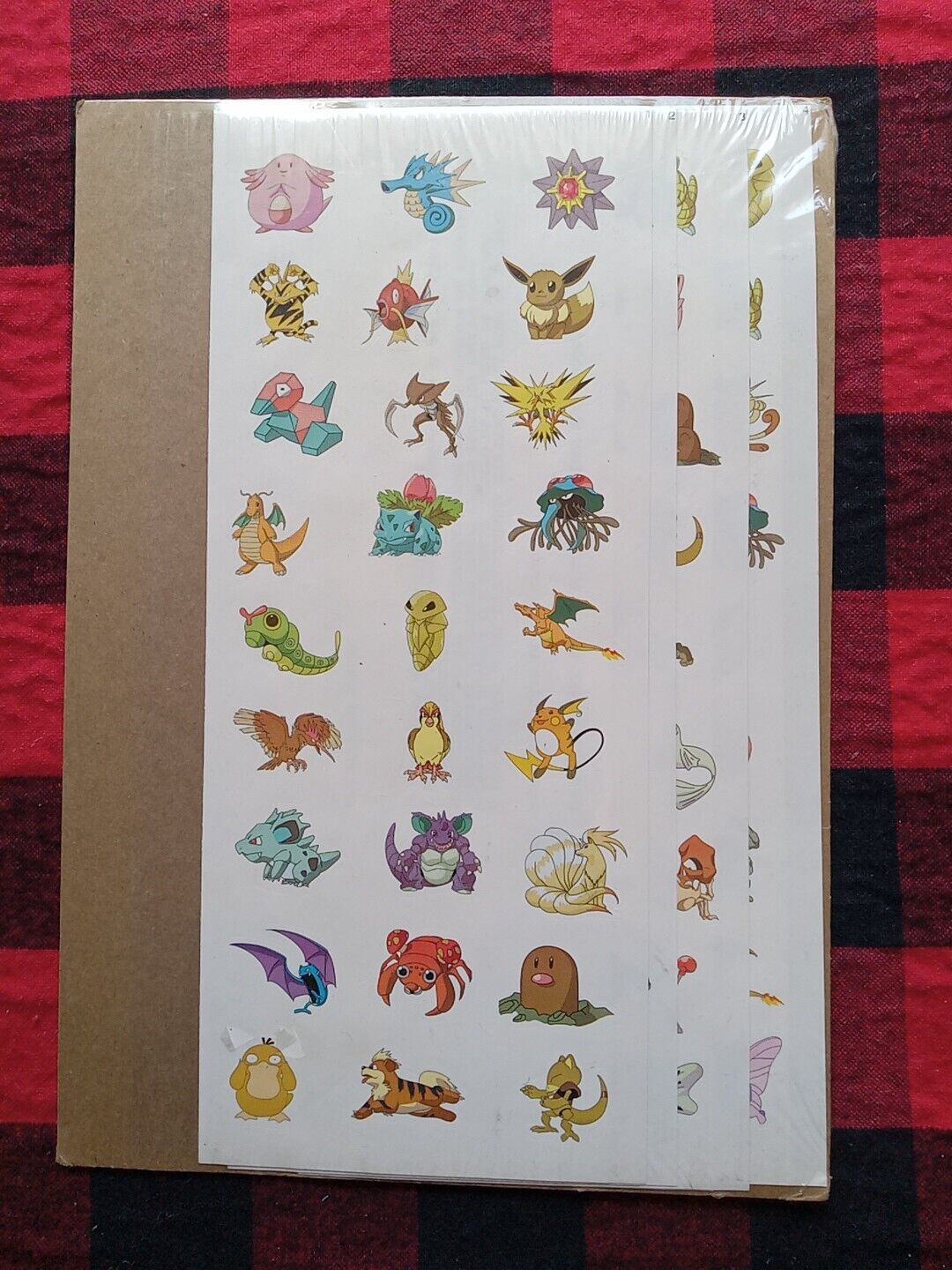 POKEMON Poster +6 STICKERS sheets New Never Opened Vintage Rare Pidgeot Pose