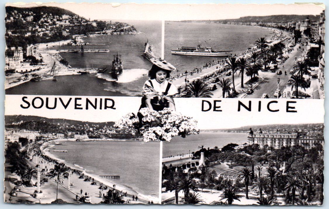 Postcard - Souvenir from Nice, France