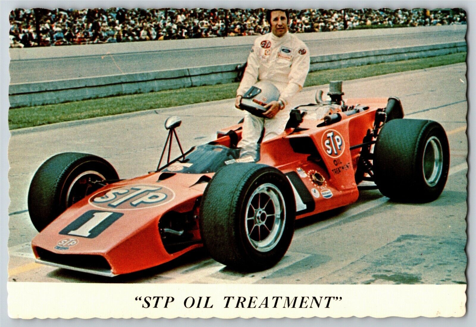 Vintage Indy 500 Postcard c1970 \