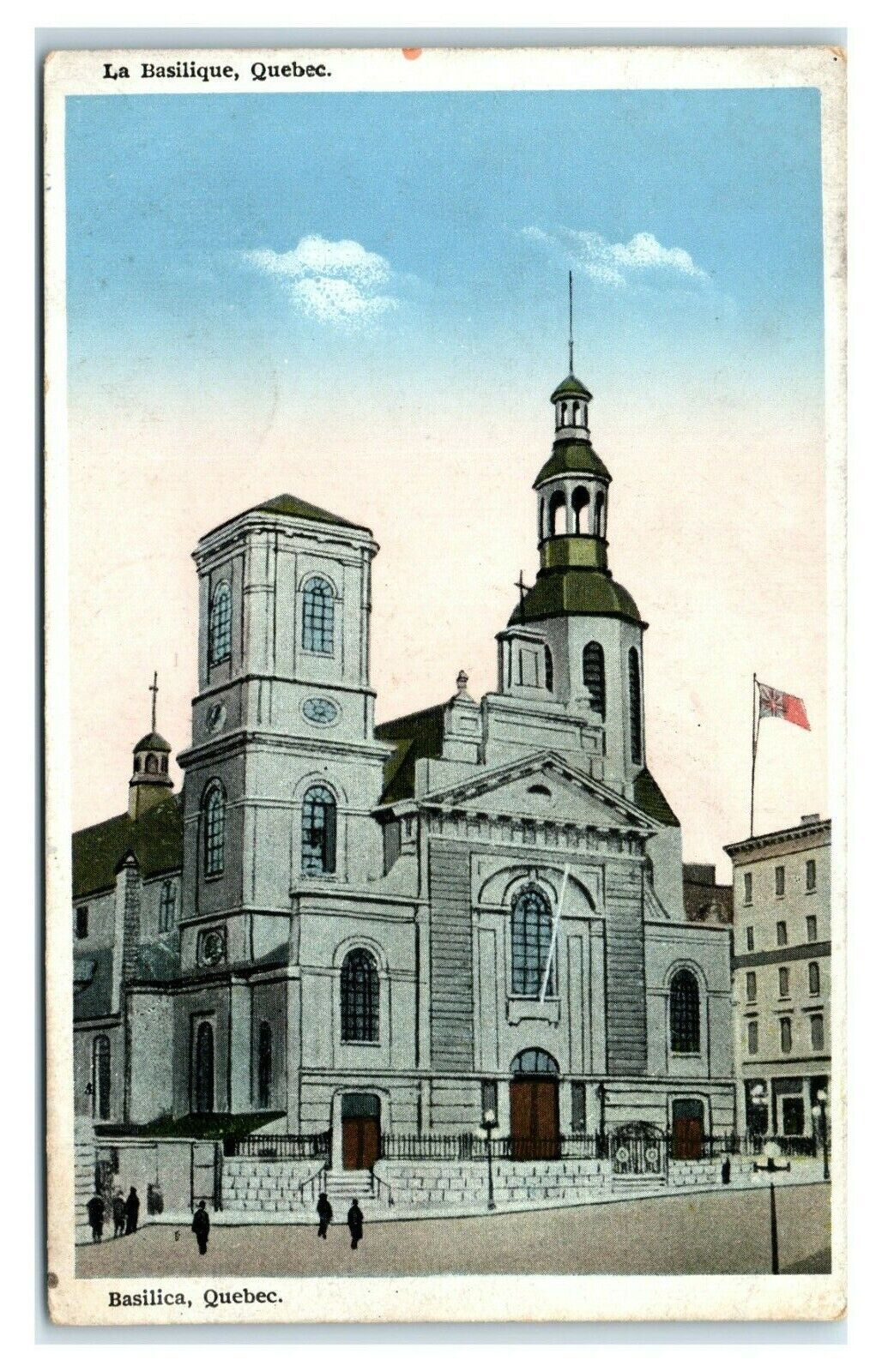 Postcard Basilica, Quebec, Canada H25
