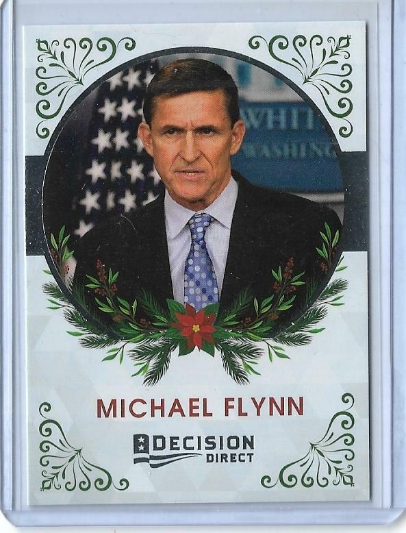 2020 DECISION ~ GENERAL MICHAEL FLYNN HOLIDAY CARD #32 ~ MULTIPLES AVAILABLE