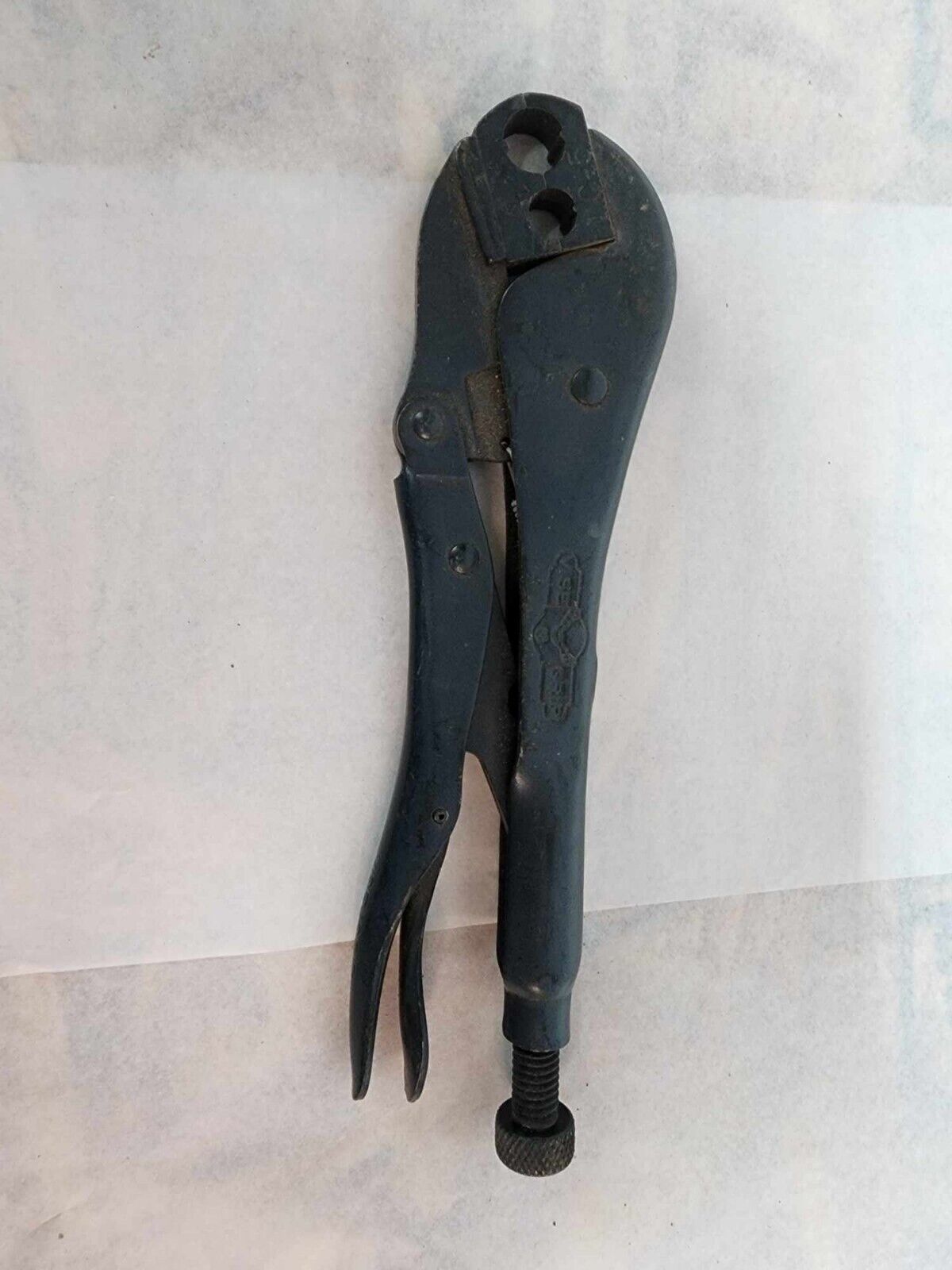 Vintage Petersen C-5 Vintage Welding Hose Crimping Locking Pliers Vise Grip