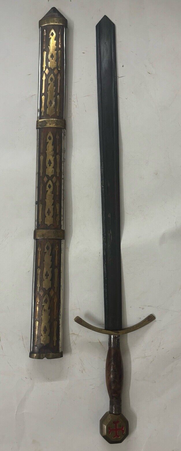 Antique Sword Handmade VIKING Hilt Period Piece Old Rare Collectible 38'
