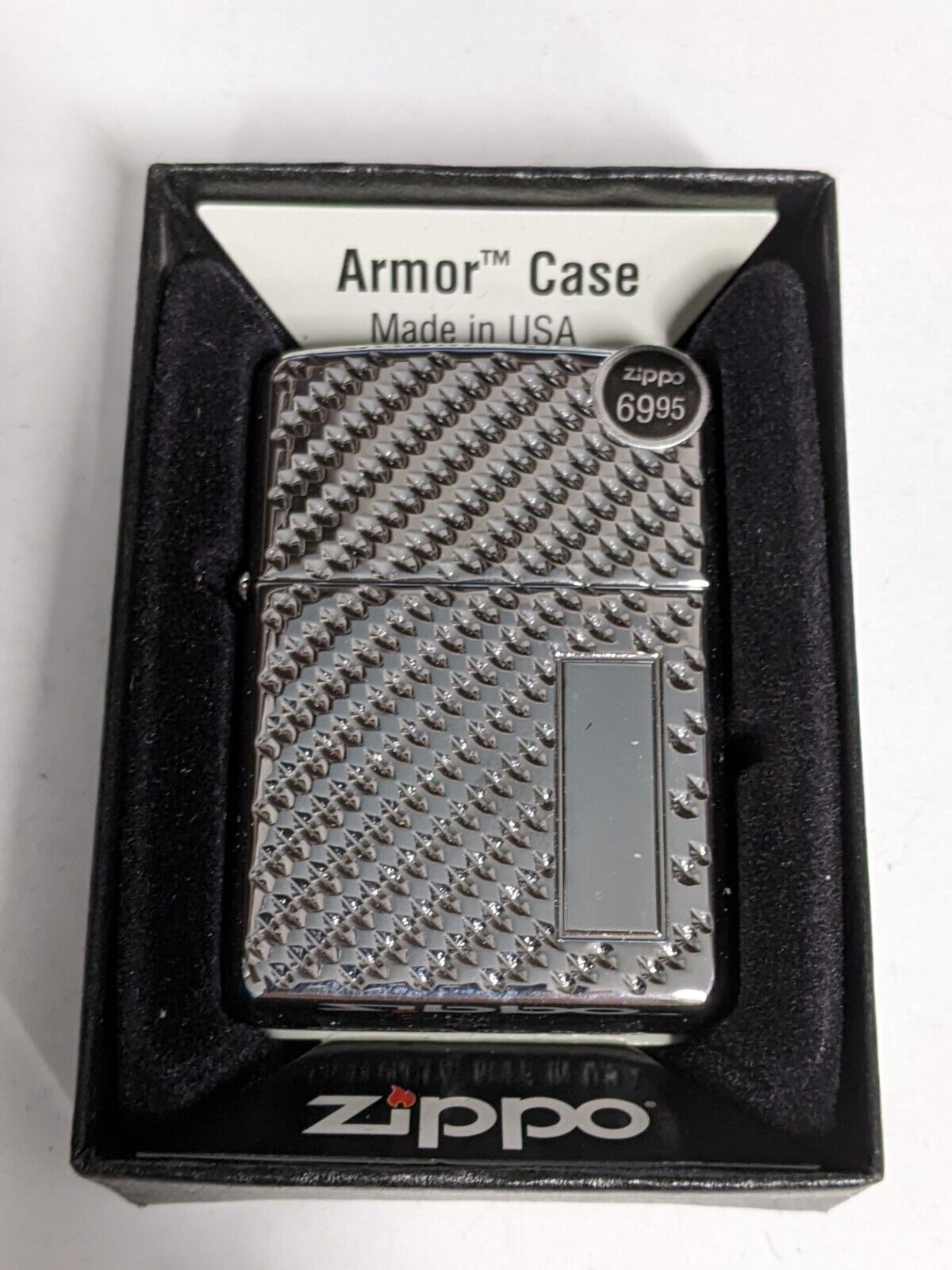 ZIPPO 2011 ENGING TURN PEBBLE ARMOR CASE LIGHTER SEALED IN BOX R737