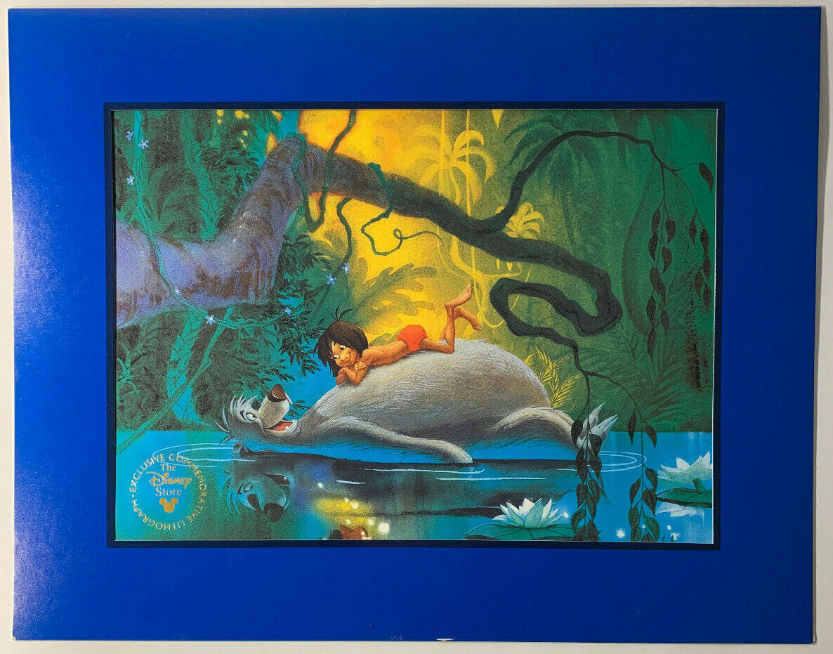 Disney The Jungle Book 30TH Anniversary Exclusive Commemorative Lithograph 11x14