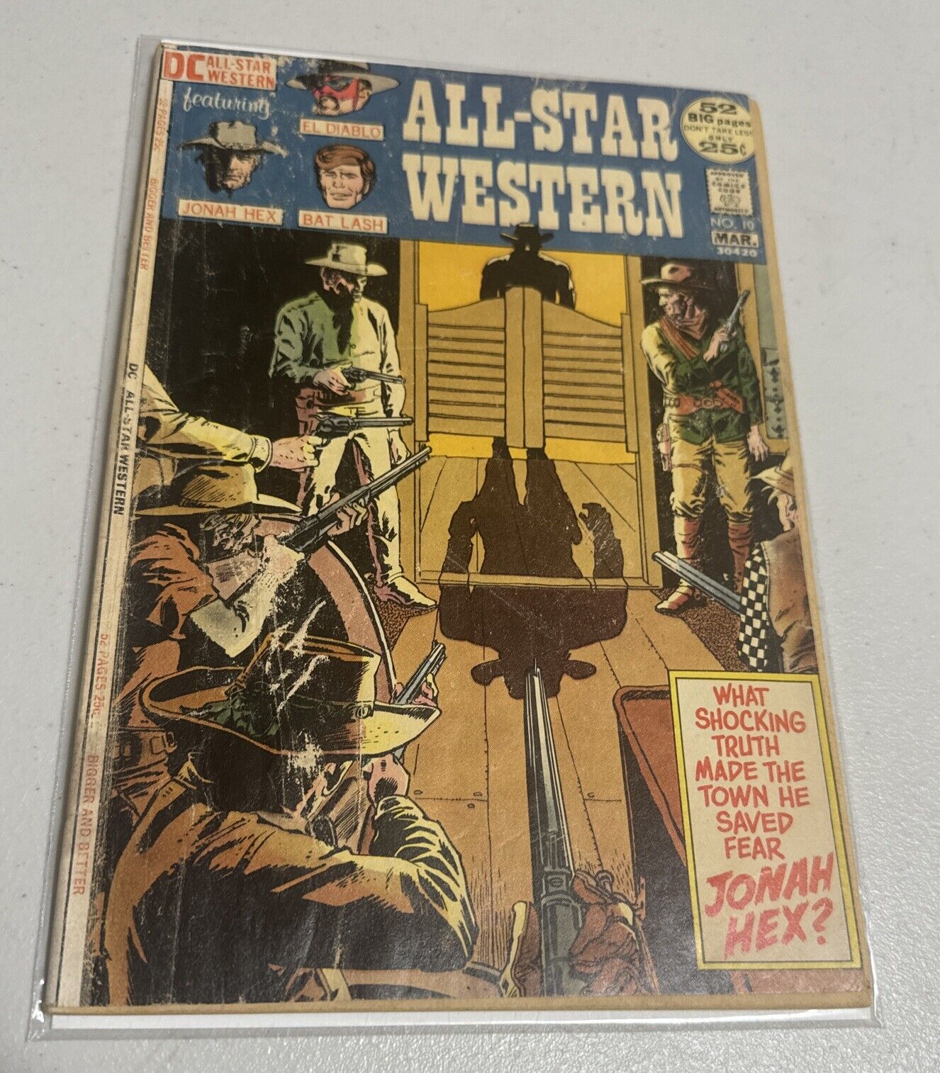 DC All Star western 10 Comic Key Issue First Appearance Jonah Hex Low Grade