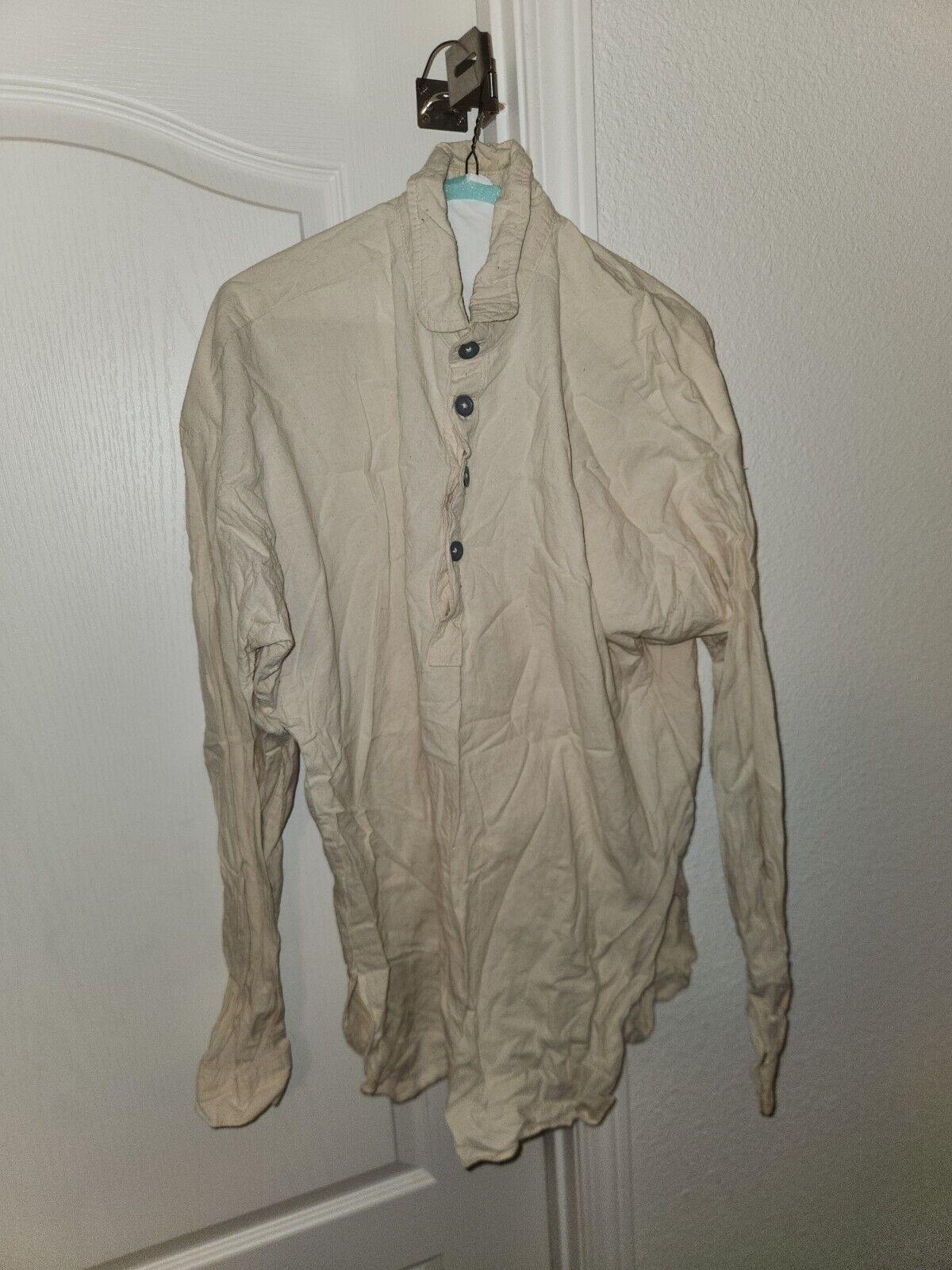 US Issue Collared Muslin Shirt For Civil War Reenacting Size XL