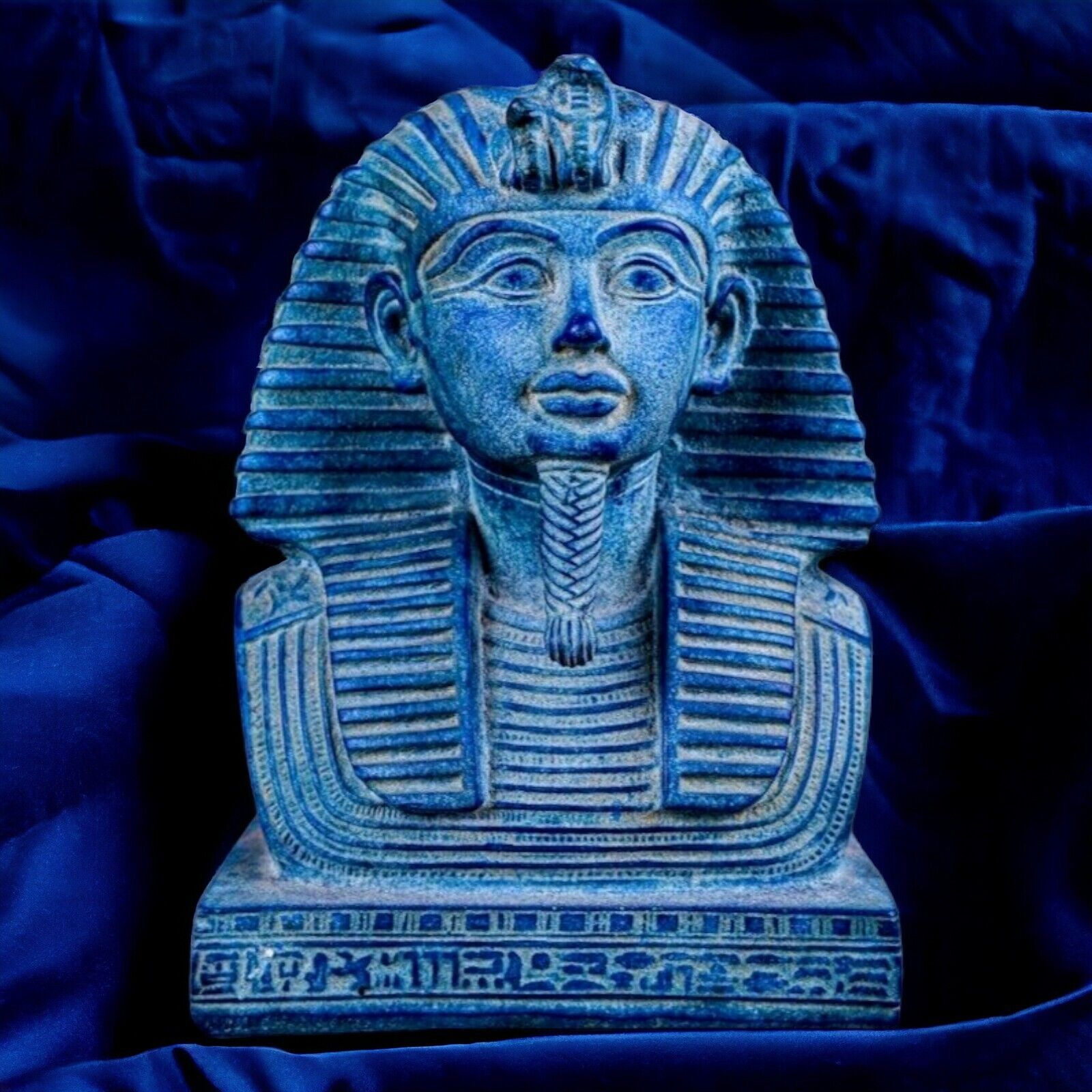 RARE ANCIENT EGYPTIAN ANTIQUES Head King Tutankhamun Statue Egyptian Antiques BC