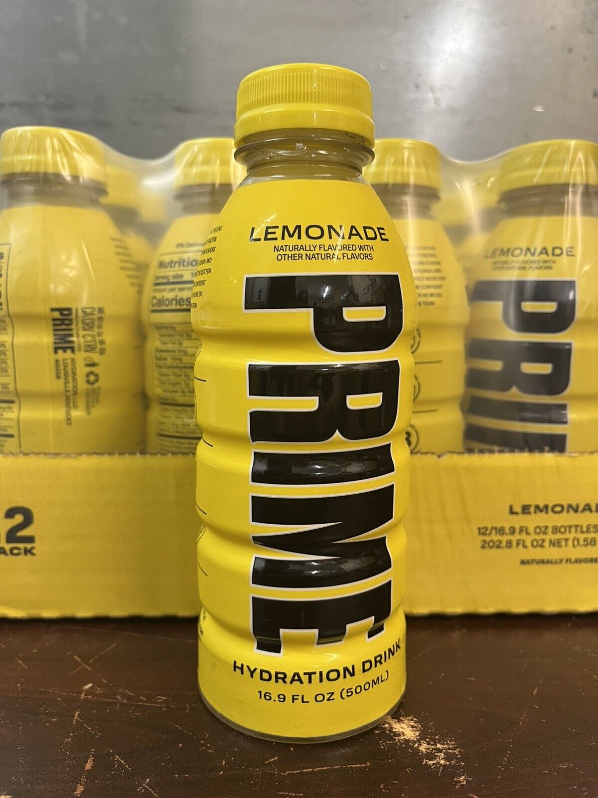 Prime Hydration Drink Lemonade 16.9 FL OZ (Limited Edition) NEW FLAVOR.