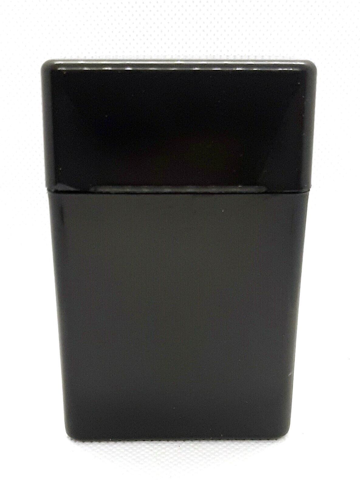 Convenient Divided Black King Size Cigarette Strong Box - Organize and Protect