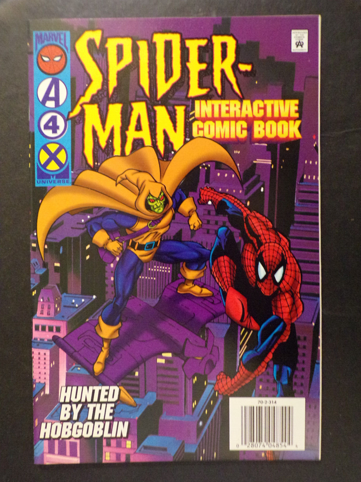 Spider-Man, Interactive Comic Book (Marvel 1996) Hobgoblin, PB, J108