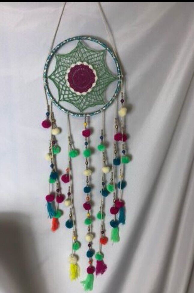 Stunning Colorful dream catcher ~ 3ft long 
