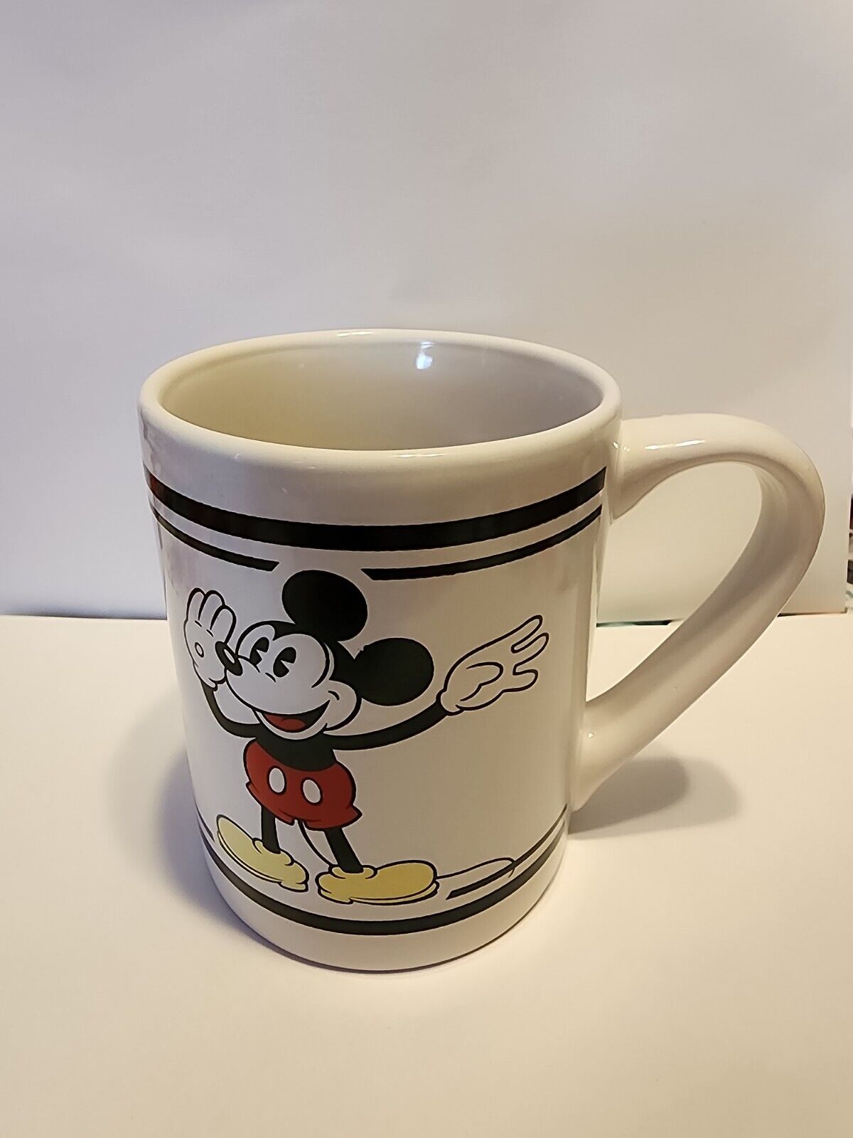 Vintage Disney Gibson Mickey Mouse Ceramic Coffee Mug/Cup 