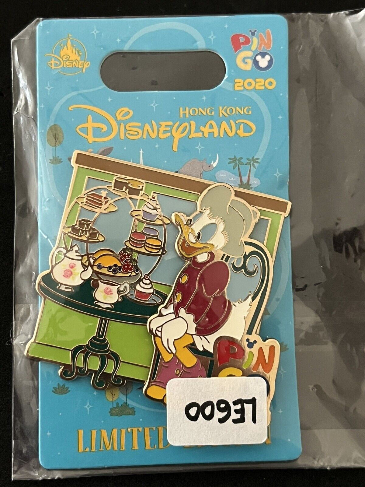 Disney Pins HKDL Hong Kong Donald Grandma Nephew Duck Pin Go 2020 LE600 (B)