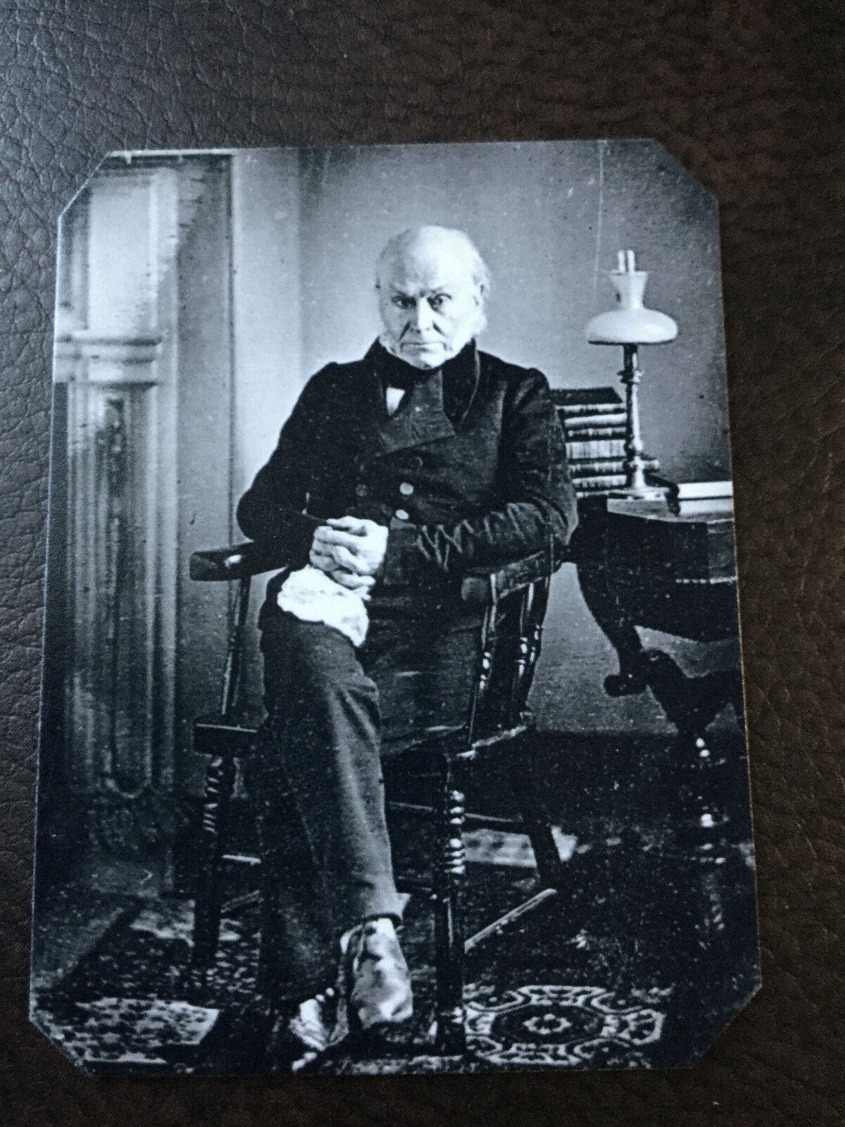 First Known Tintype Portrait of John Quincy Adams sixth President tintype C949RP