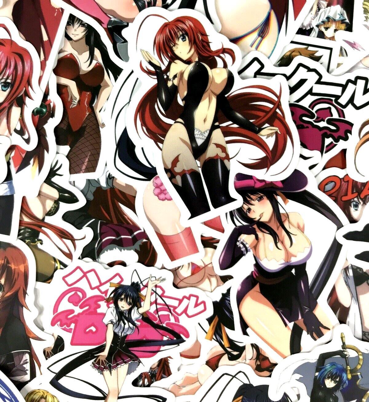100pc High School DxD Waifu Sexy Anime Phone Laptop XBOX PS Decal Sticker Pack