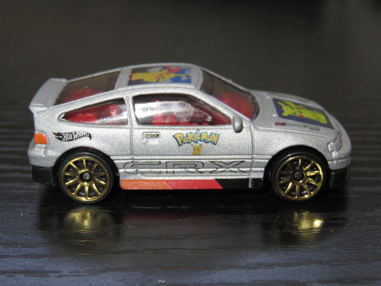 2023 Hot Wheels \'88 Honda CR-X with POKEMON - PIKACHU Decals ONE-OF-A-KIND