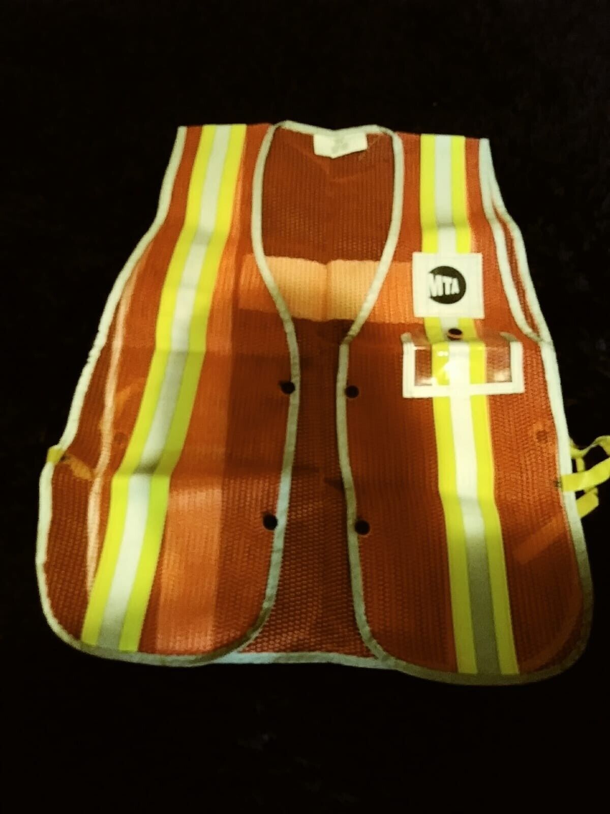 Rare Vintage Defunct NYC Subway Safety Vest 2002 