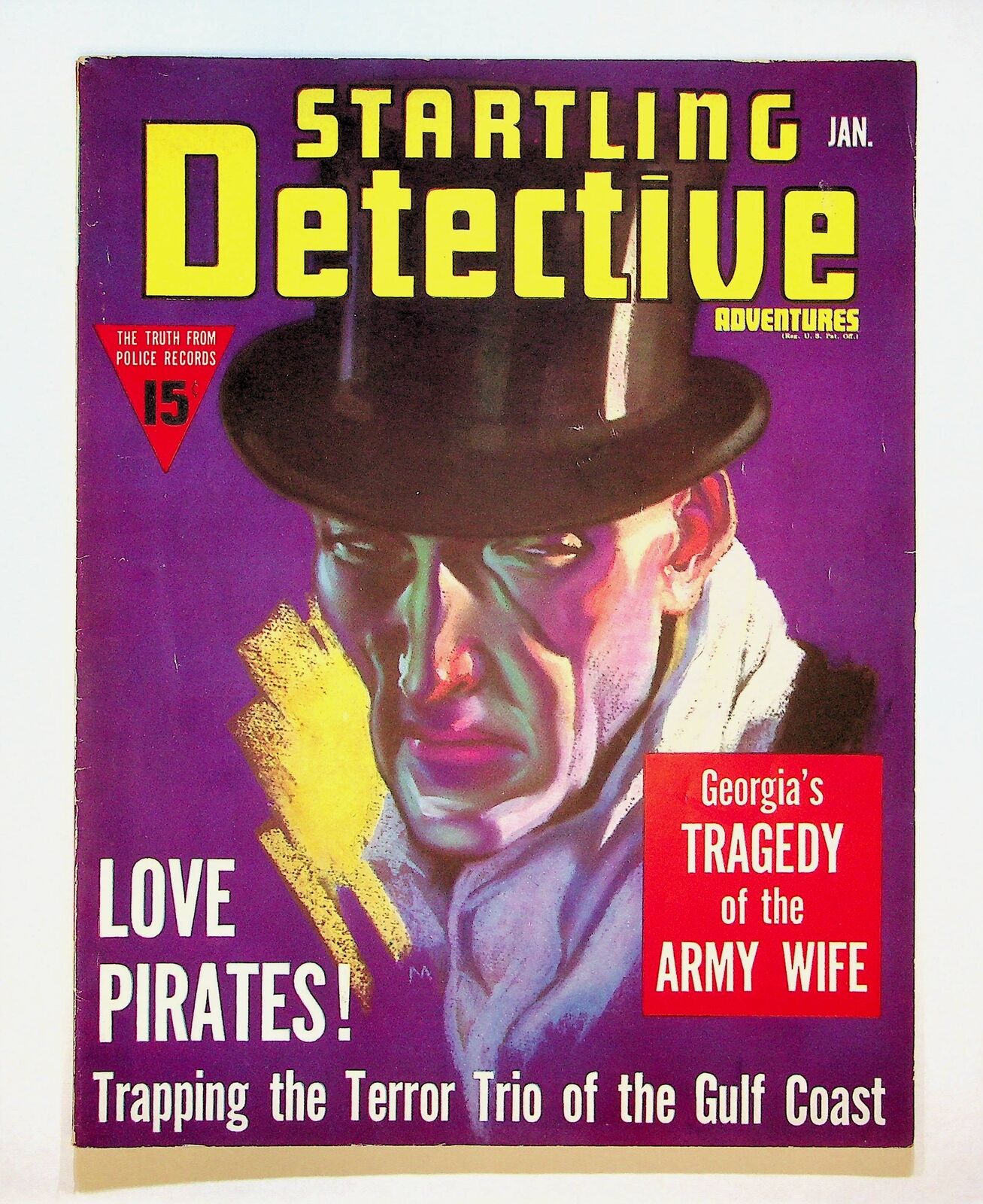 Startling Detective Adventures Pulp / Magazine Jan 1939 #126 VG+ 4.5