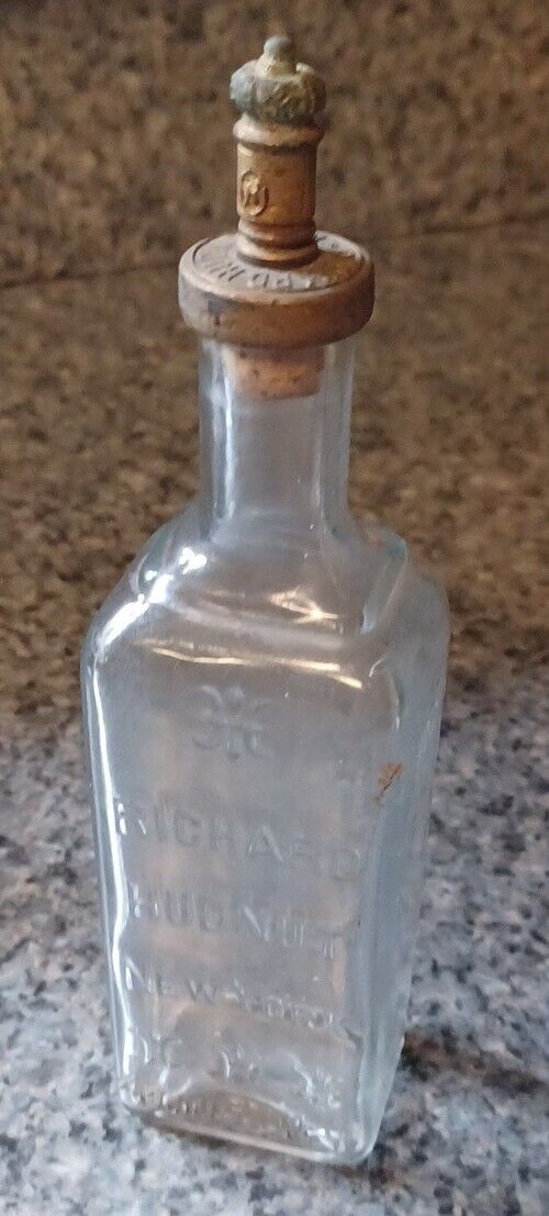 Antique Richard Hudnut New York 4oz Perfume Bottle